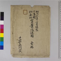 信濃国柏原村字一筆限地図（本村測量図縮写） | 信州デジタルコモンズ