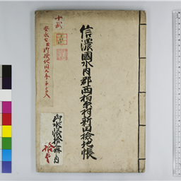 信濃国水内郡西柏原村新田検地帳写 | 信州デジタルコモンズ